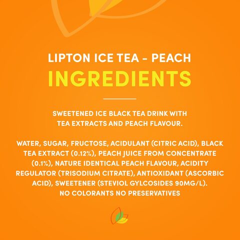 Lipton Peach Ice Tea 320ml Pack of 6