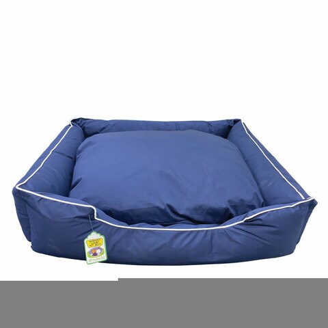 Buy Nutrapet L 97Cm W 82Cm H 28Cm W R Lounger Bed Navy L Online