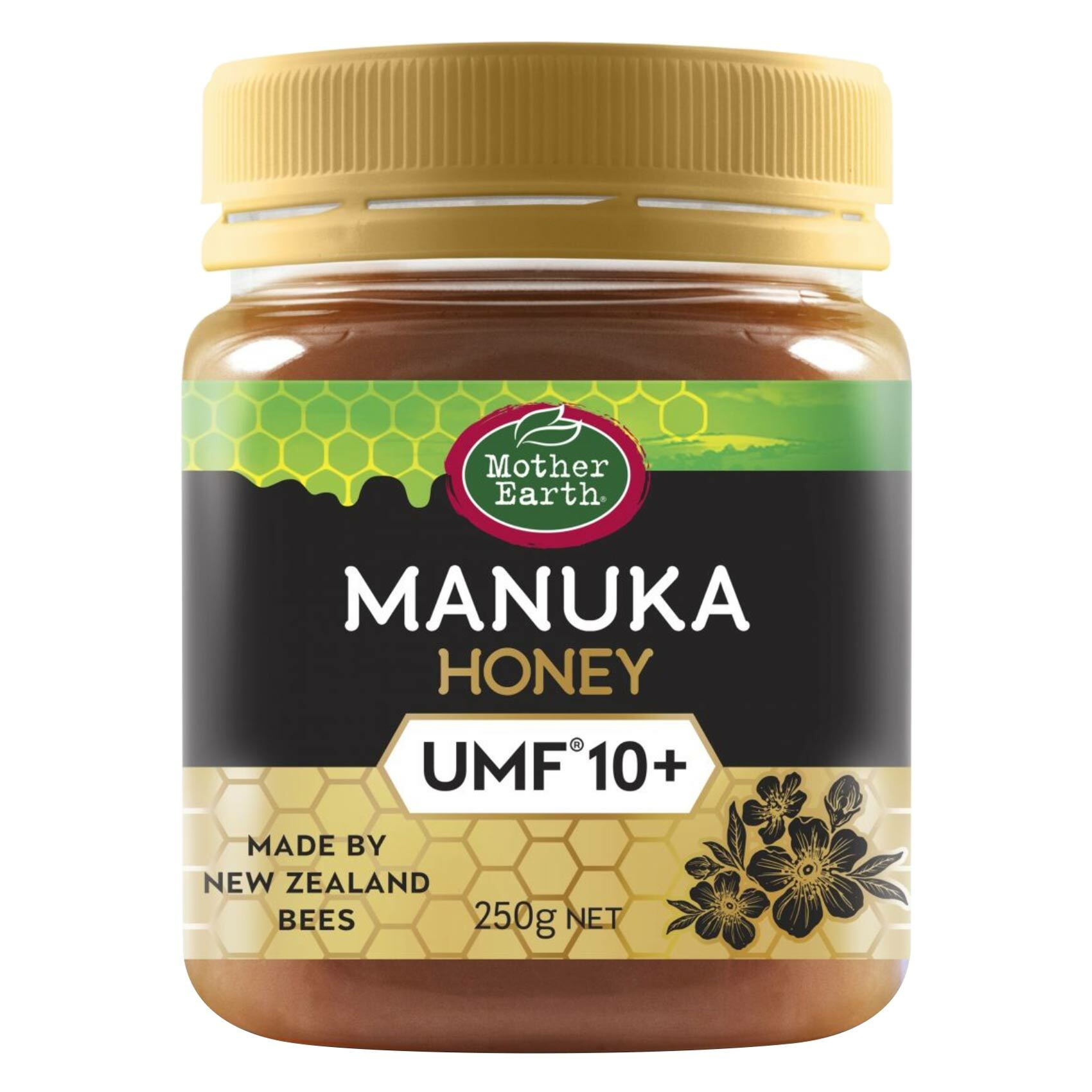 Buy Mother Earth Honey Manuka UMF 10+ 250g Online - Shop Food Cupboard ...