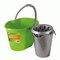 Scotch-Brite CSC Green Bucket and Wringer/Squeezer, size: 26 cm x 32.6 cm x 13 cm. 1 bucket/pack