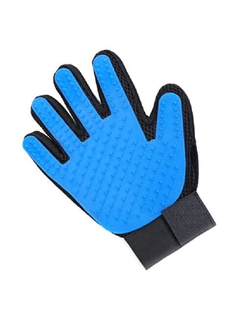 Buy Generic Silicone Massage Glove Brush Blue/Black in Saudi Arabia