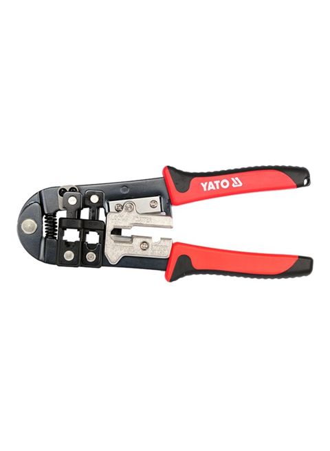 Telephone And Data Crimping Plier Black/Red