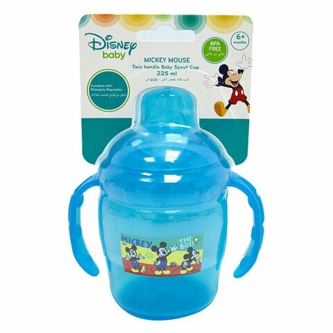 Disney Mickey Mouse Spout Cup TRHA1707 Blue 225ml