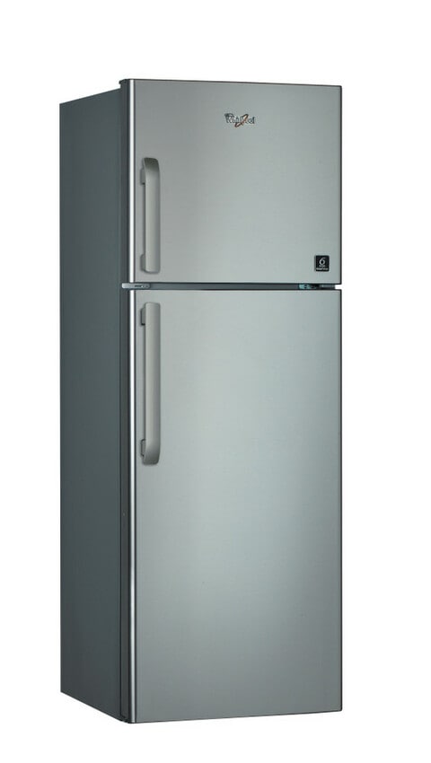 Whirlpool 257L Net Capacity Freestanding Double Door Refrigerator, Silver, WTM362RSL