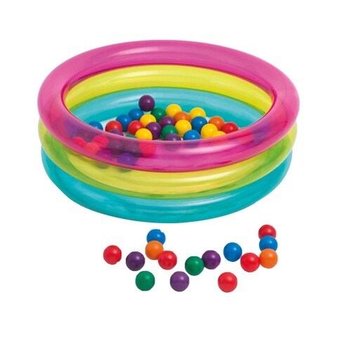 Intex Classic 3-Ring Baby Ball Pit 48674 Multicolour 86x25cm