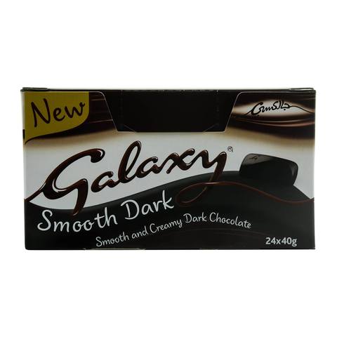 Galaxy Smooth Dark Chocolate 40g&times; 24 Pieces