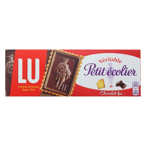Buy Lu Petit Ecolier Dark Chocolate Biscuit 150g in Saudi Arabia