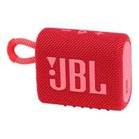 JBL Go 3 Portable Waterproof Speaker with JBL Pro Sound and Powerful Audio Red