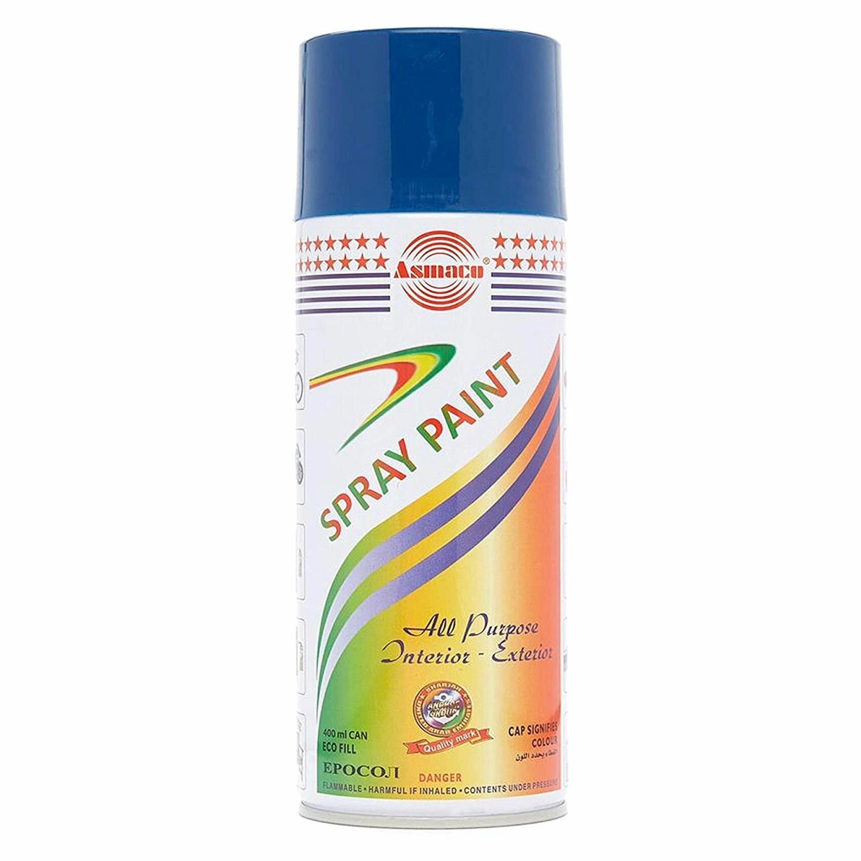 Buy Asmaco All Purpose Spray Paint Light Blue 400ml Online Shop