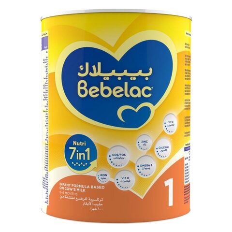 Bebelac Junior Nutri 7 In 1 Infant Formula Based Milk Powder No. 1 0-6 Months 800g
