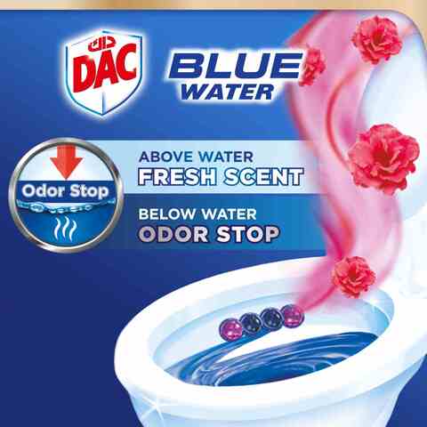 DAC Blue Active Fresh Flower Toilet Rim Block 50g