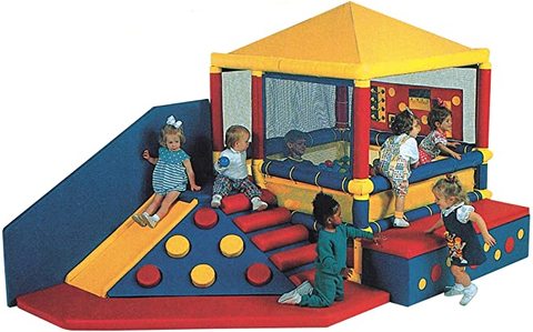 Rainbow Toys -  Children soft play gym toys game 1 set Size 400X210X250cm