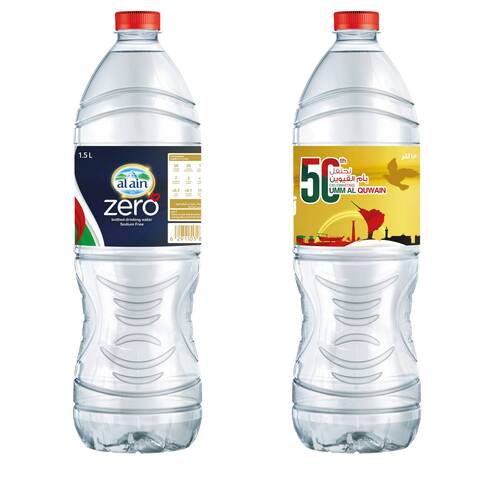 Al Ain Zero Drinking Sodium Free Water 1.5L Pack of 6