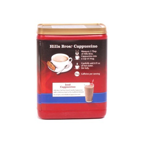 Hill Bros Cappuccino Fat Free Drink 453g