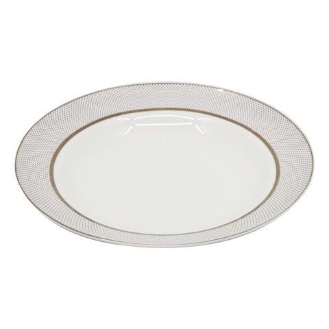 Shallow Grandeur Soup Plate White 23cm