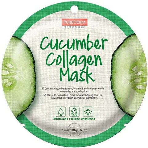 Purederm Cucumber Collagen Mask 18g