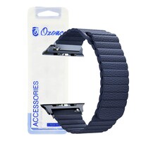 Ozone - Magnetic Strap For Apple Watch 40mm Series 4 / 38mm Series 3 / 2 / 1 Replacement Wristband - Dark Blue