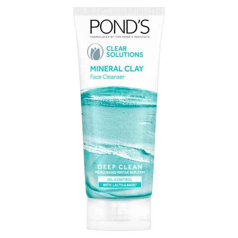 Pond&#39;s Face Wash Clear Solution Clay Foam 90g
