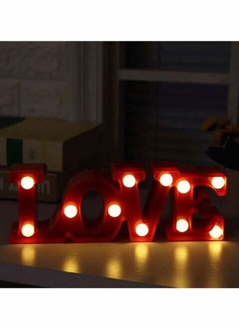 Buy Voberry Led Love Alphabet Light Red 29x8 5x4cm Online Shop Home