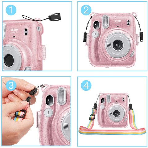 instax mini 9 glitter case