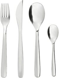 Silverware Cutlery Set 16 Piece Flatware Set - Stainless Steel Mirror Polished