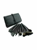 اشتري Generic Cosmetic Facial Make Up Brush With Case Black - 32-Piece في الامارات