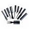 Generic-10 sets of hairdressing comb anti-static massage comb straight hair smooth hair comb environmental protection plastic hair comb wholesale custom black