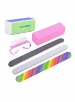 اشتري 6 Piece Professional Nail File Tool Kit Multicolour في الامارات