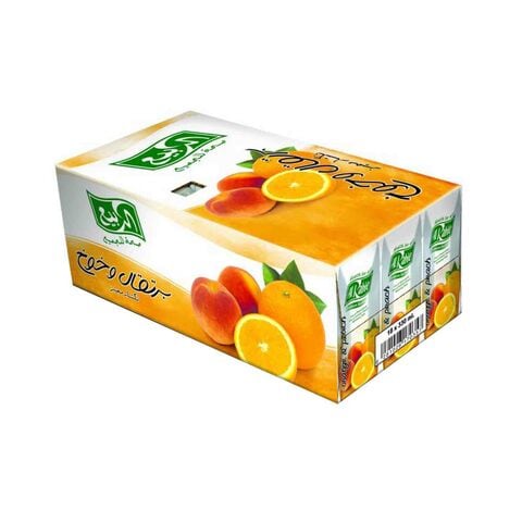 Al Rabie Orange And Peach Premium Nectar 330ml Pack of 18