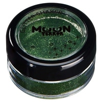 Moon Terror Halloween Glitter Shaker [Party Makeup] for the Face &amp; Body Easily add Sparkles to your Horror looks like a Pro for Kids/Adults Easter/Halloween/Christmas - 5g - Zombie Green