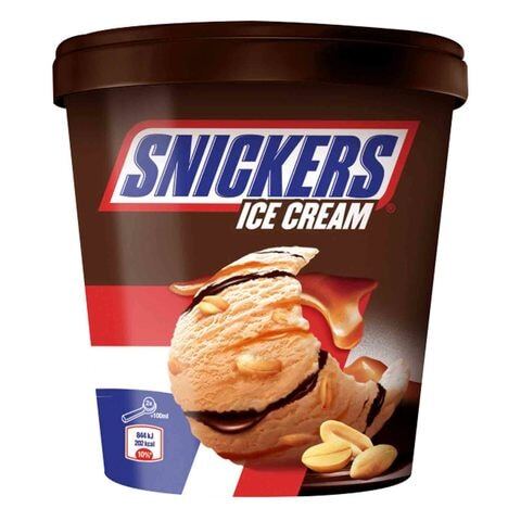 Snickers Ice Cream Tub 450ml price in Kuwait | Carrefour Kuwait ...
