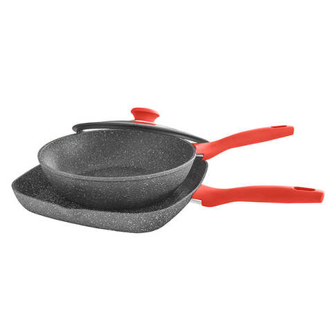 Grill pan deals with lid