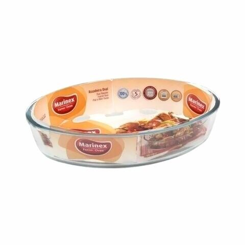 Buy Marinex Oval Baking Dish Clear 3.2L Online Shop Home