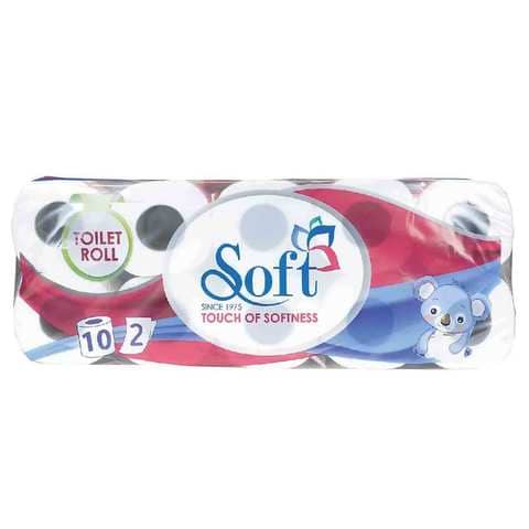 Soft Toilet Roll 2 Ply 10 Rolls