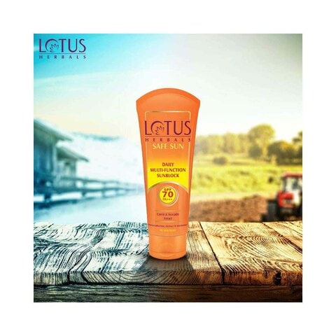 Lotus Safesub Sunblock SPF70 White 60g