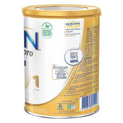 Nestle Nan Milk Powder Supremepro Infant Formula Stage 1 From Birth To 6 Months 400g