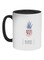 Decalac Be Sweet Stand Tall Wear Crown Printed Coffee Mug Black/White/Pink 325ml