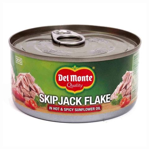 Del Monte Tuna Flake in Oil  Hot &amp; Spicy  180g