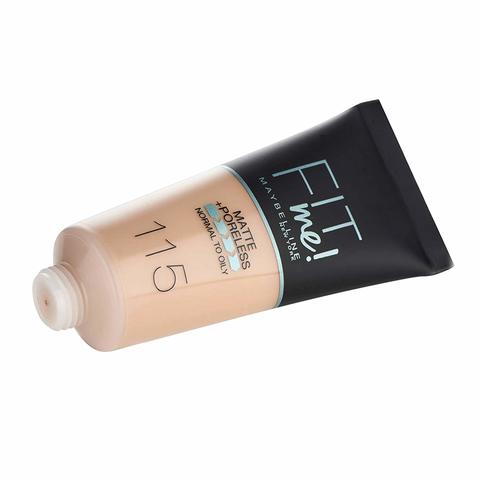 Maybelline New York Fit Me! Matte And Poreless Face Foundation 115 Ivory 30ml