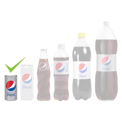 Diet Pepsi  Carbonated Soft Drink  Cans  155ml