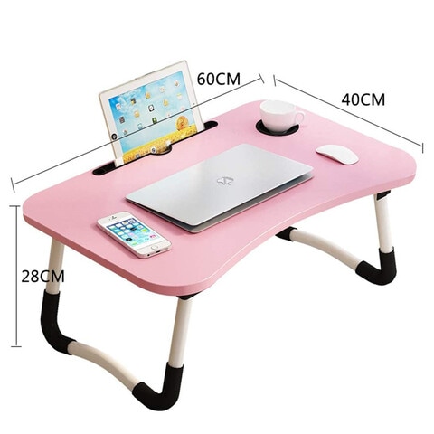 Pink on sale laptop table