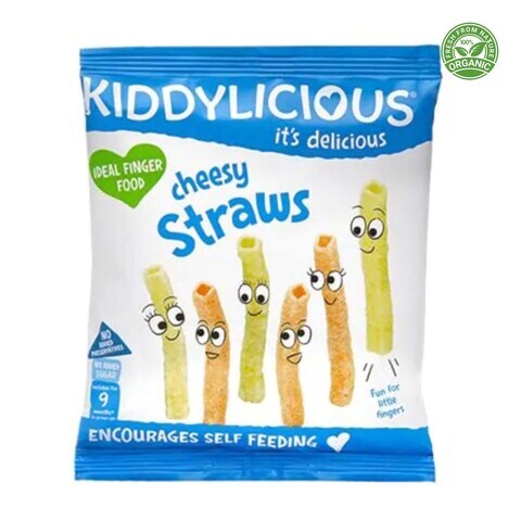 Kiddylicious Cheesy Straws Multicolour 12g