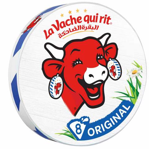اشتري البقرة الضاحكة، جبنة مثلثات قابلة للدهن، 8 قطع، 120 جرام في السعودية