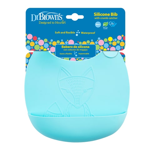 Dr Browns Silicone Bib Turquoise 1 Pack Price In Uae Carrefour Uae Supermarket Kanbkam