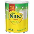 Buy Nestle Nido Fortified Milk Powder Rich In Fiber Tin 400g in UAE