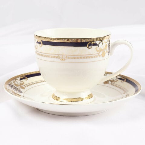 Lihan Latest Porcelain Bone China Dinner Sets(32 Pieces), Teapot/Teacup/Dish/Bowl Phnompenh Gold White Dinnerware Set And Tableware Set Dishwasher Safe
