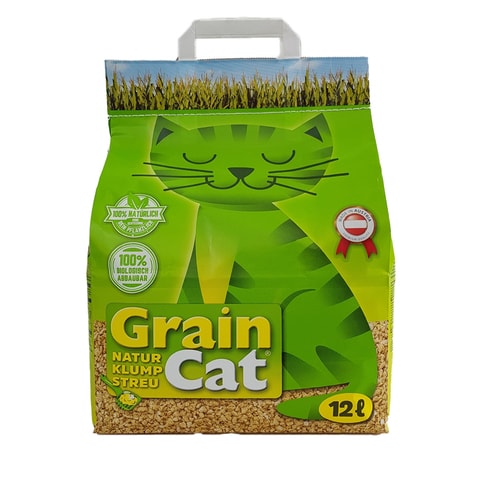 Buy GrainCat clumping cat litter GreenCat Ecological odorless