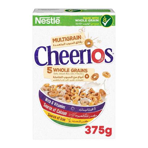 Nestle Cheerios Multi Whole Grains Breakfast Cereal 375g