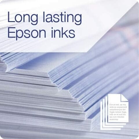 Epson T6732 Ecotank Ink Bottle, Cyan Ink For Printer Refill, 70 ml