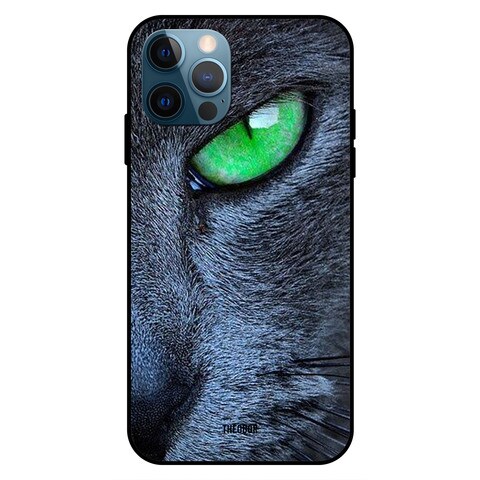 Theodor Apple iPhone 12 Pro 6.1 Inch Case Cat Eye Flexible Silicone Cover